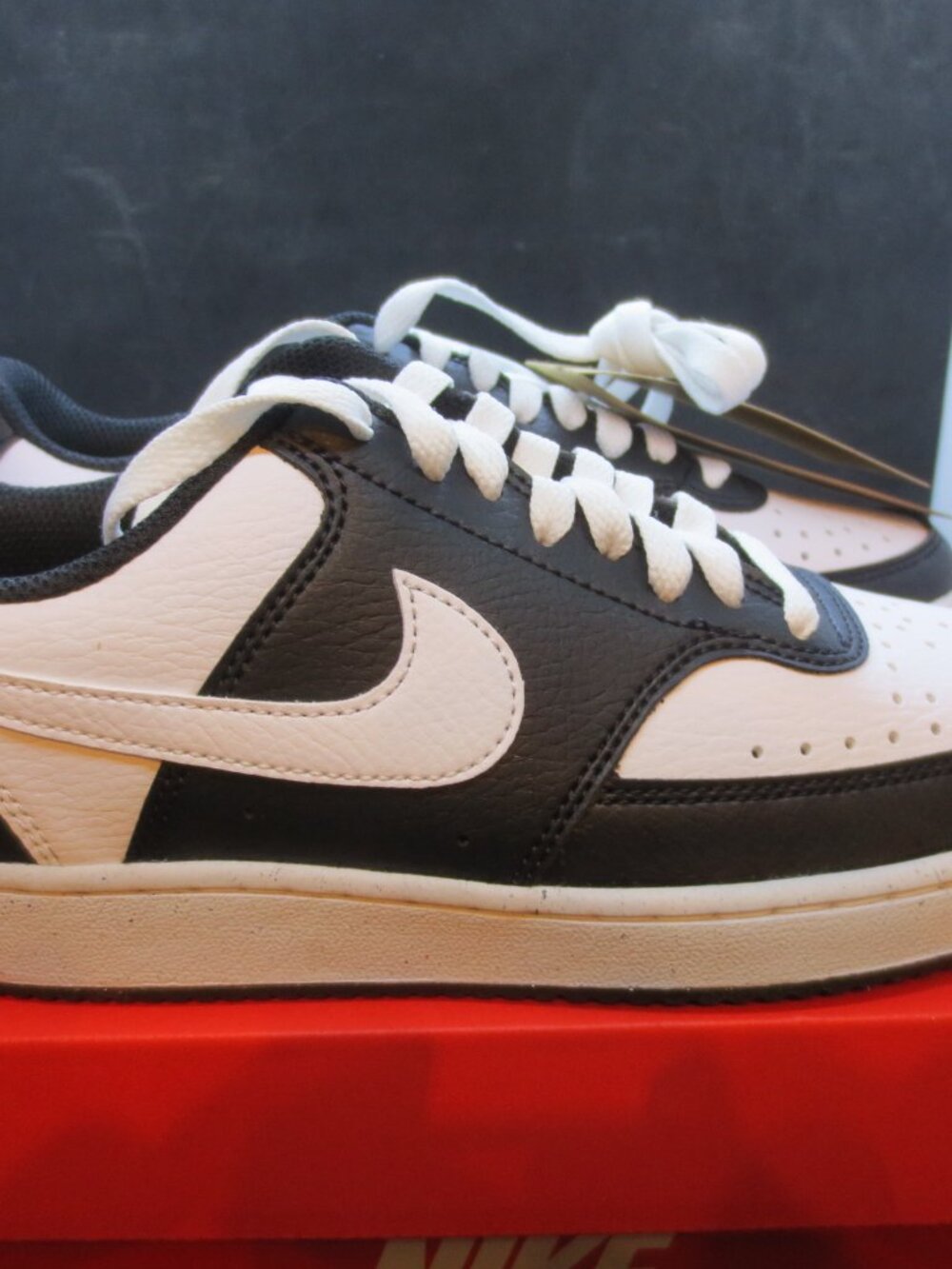 Nike Court Vision Low NN DH3158 003 Black/White Woman's Size: 6 / Men's Size:4.5